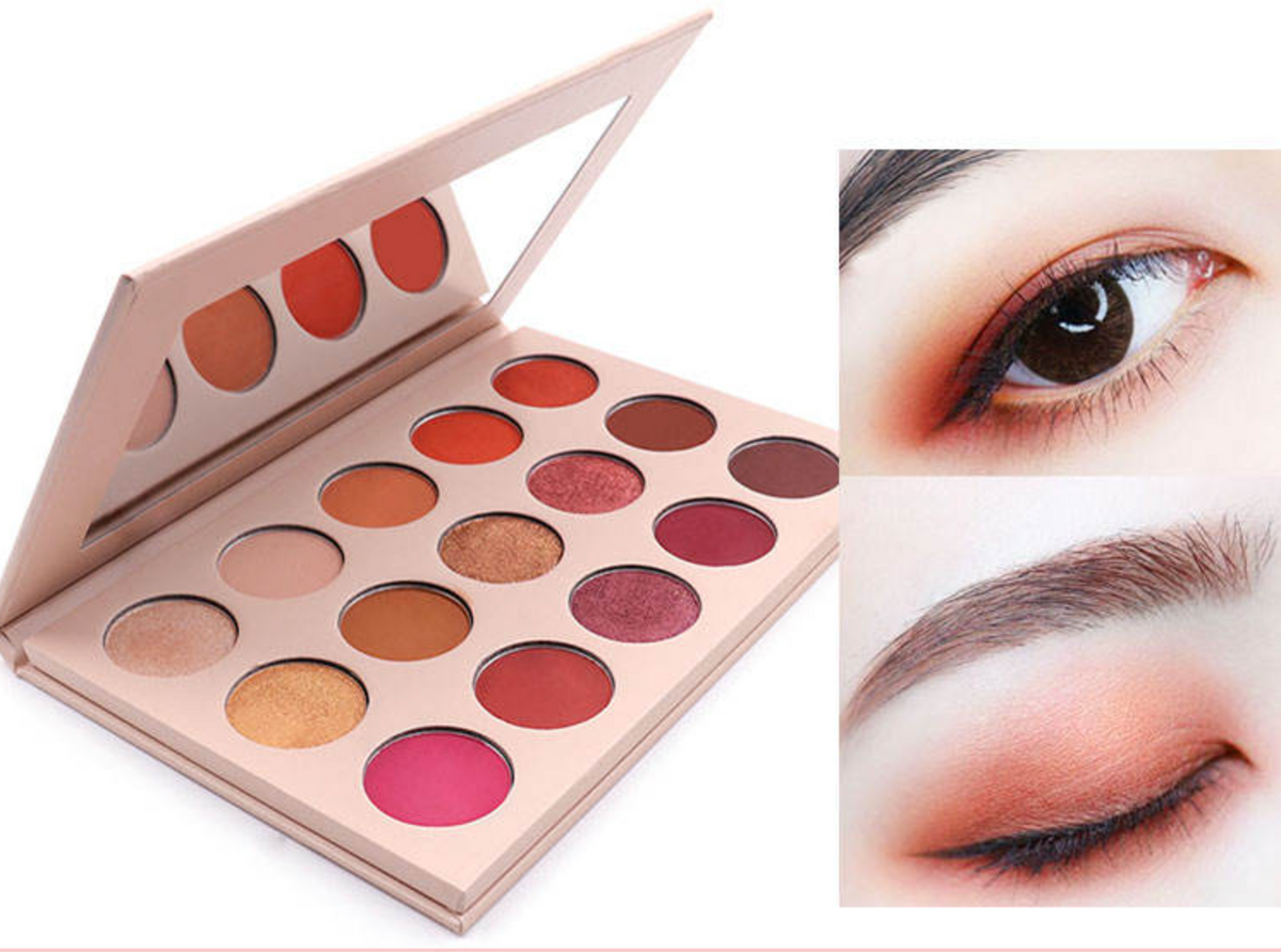 Waterproof Long-Lasting Shimmer & Glitter Eyeshadow – 15 Shades