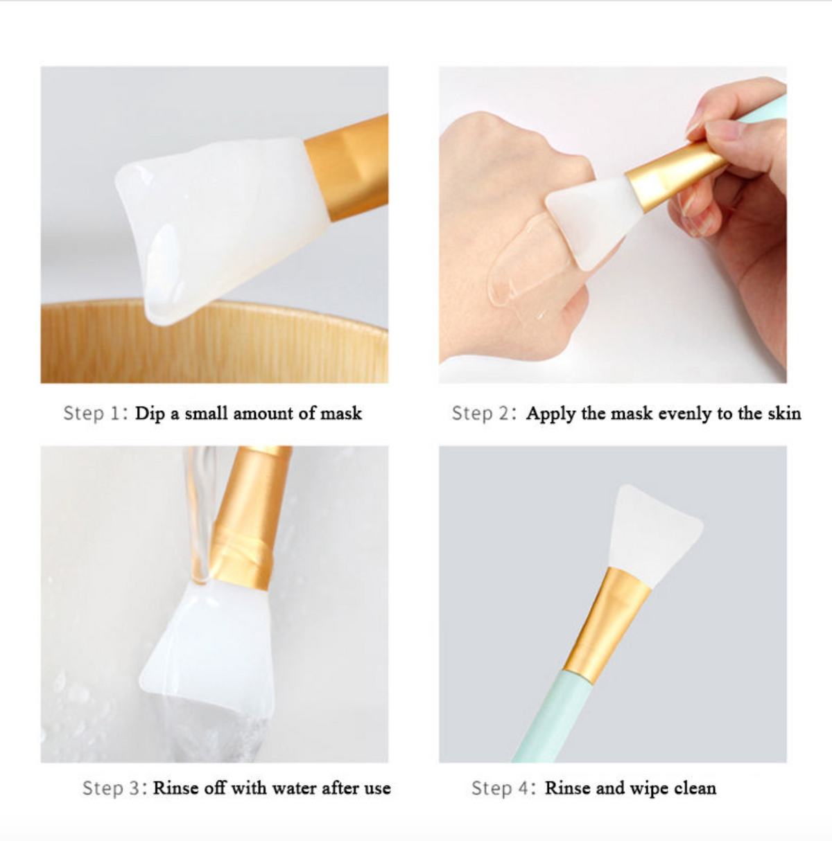 Soft Silicone Face Mask Applicator Brush