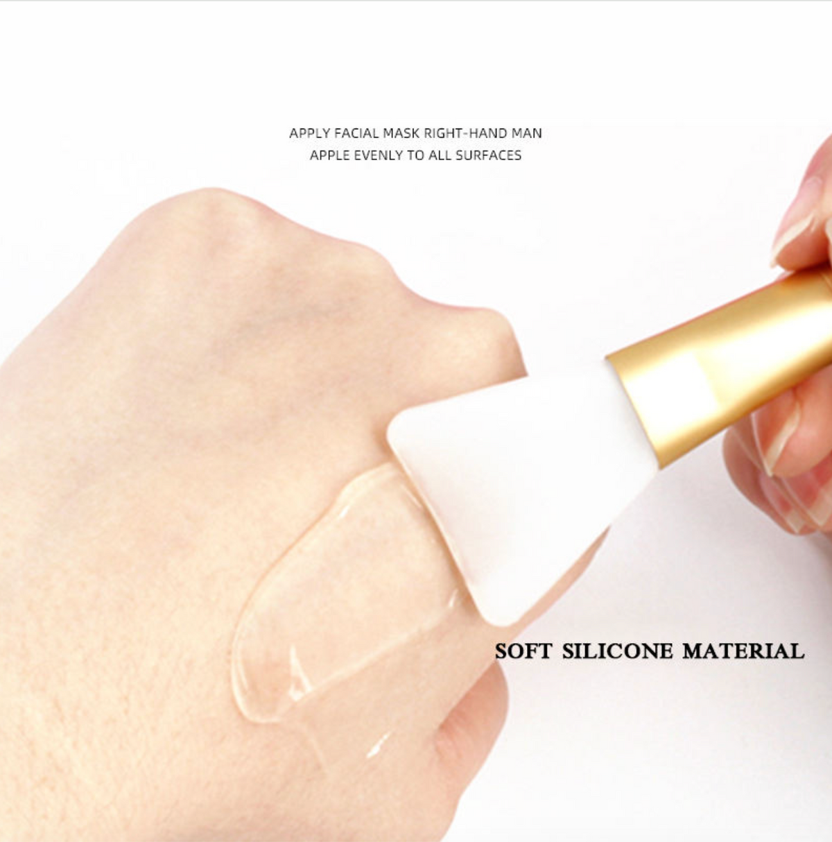 Soft Silicone Face Mask Applicator Brush