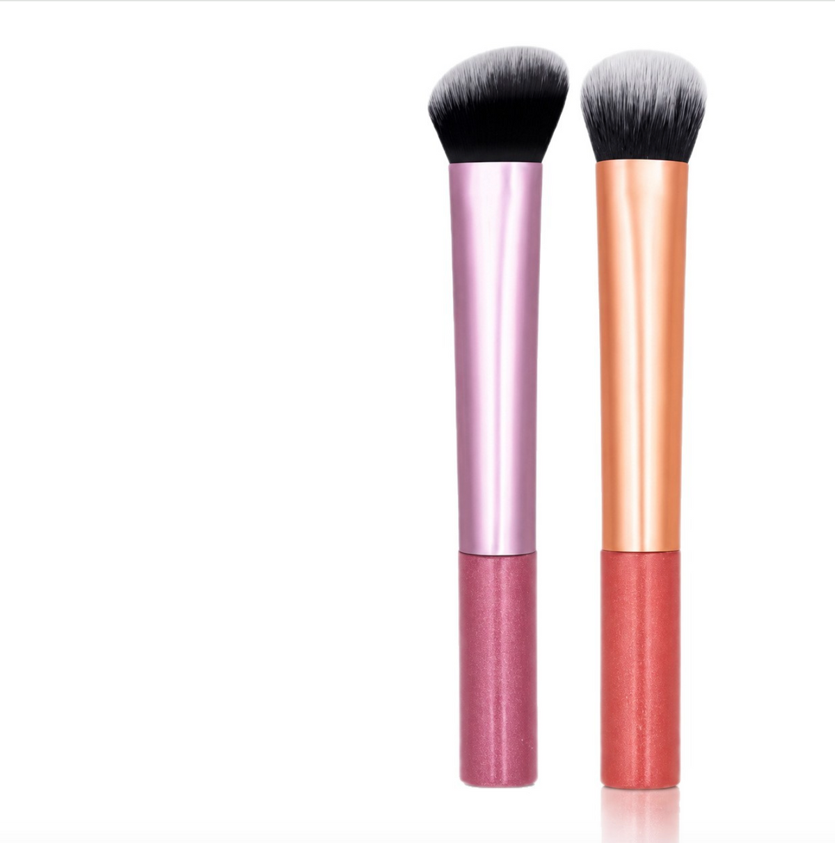 Dual-Tone Synthetic Makeup Brush Set