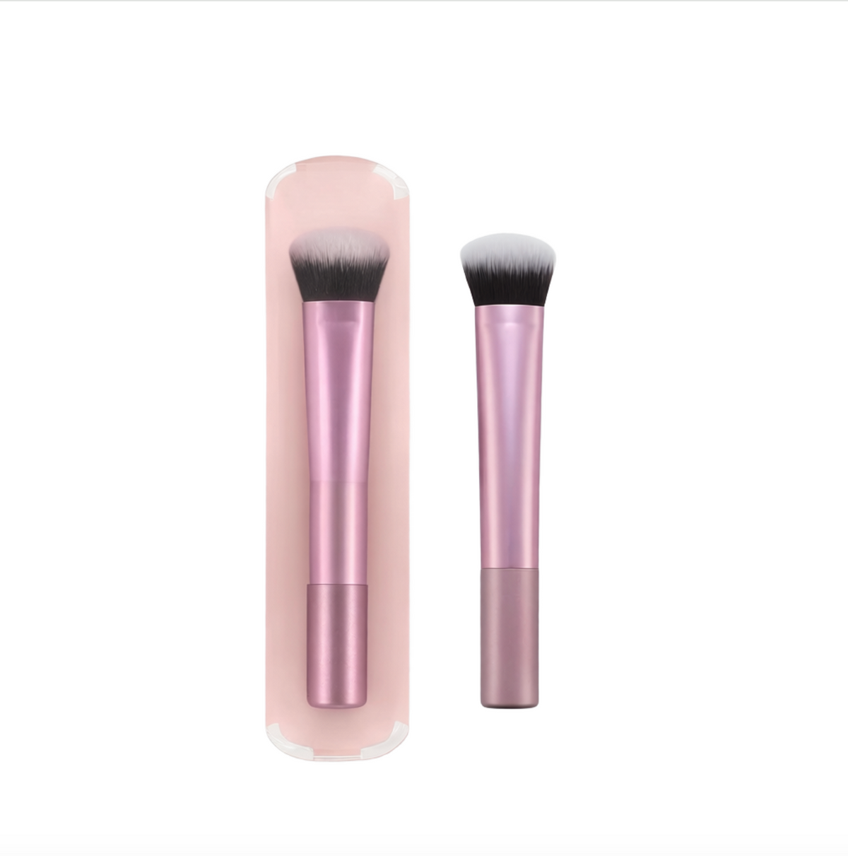 Dual-Tone Synthetic Makeup Brush Set