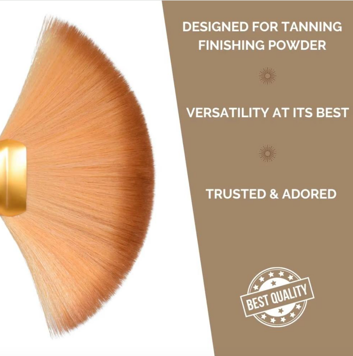 Large Professional Fan Brush