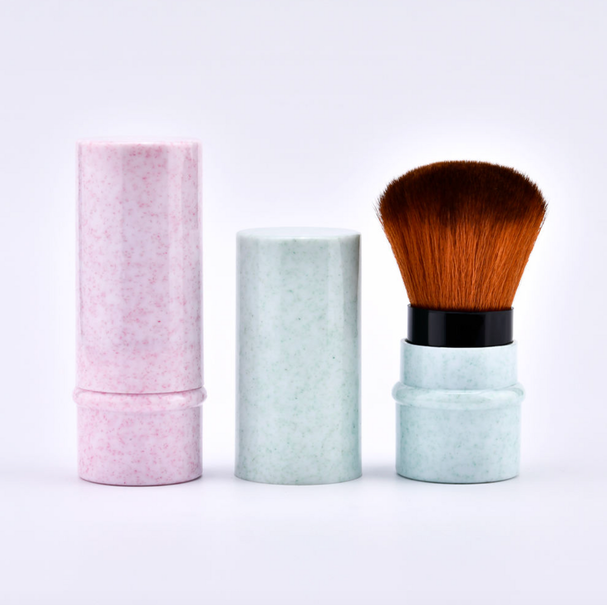Marble Pattern Mini Travel Makeup Brush