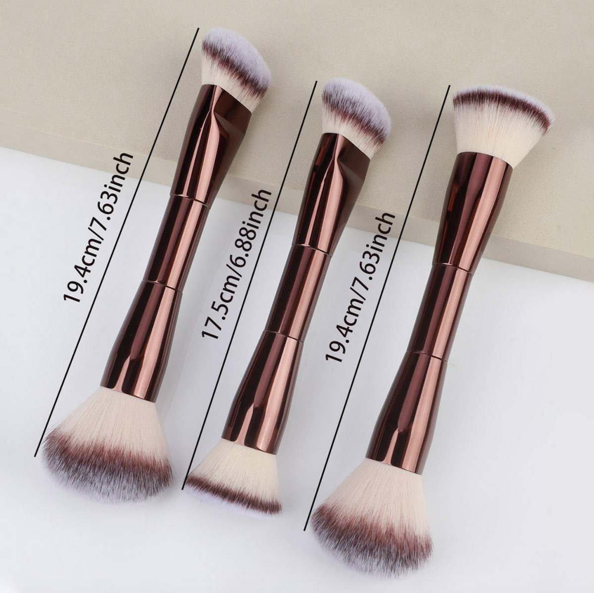 Luxury Dual-Ended Contour & Foundation Makeup Brush
