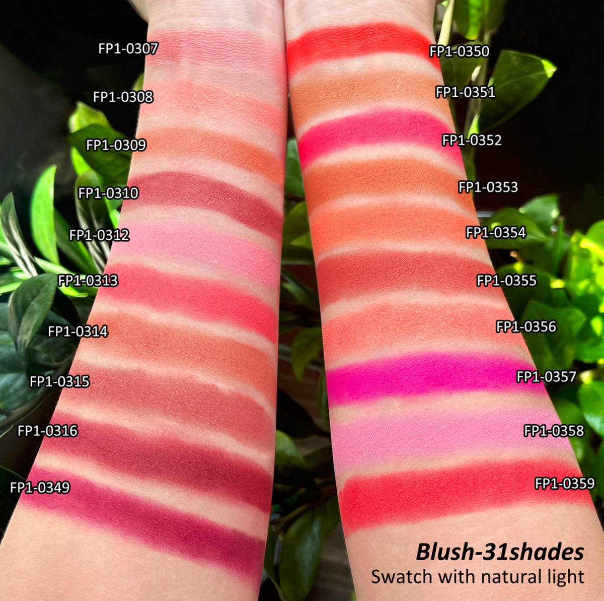 Cruelty-Free Powder Cheek Color Makeup Palette