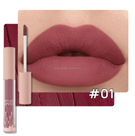 Velvet Matte Waterproof Vegan Liquid Lipstick – Multi-Color