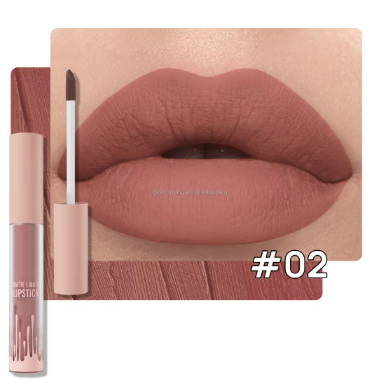 Velvet Matte Waterproof Vegan Liquid Lipstick – Multi-Color